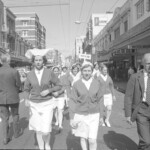 TUA18 Dental nurses from all over the country march to Parliament in March 1974, to pressure the Government to restore their wage relativity with public health nurses. MPs were heard to comment: “It’s marvellous. They are so neat and tidy.” In any event they won relativity.<br /><br />KEITH STEWART TUA18