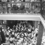 TUA23 Dental nurses from all over the country marched to Parliament in March 1974, to pressure the Government to restore their wage relativity with public health nurses. MPs were heard to comment: “It’s marvellous. They are so neat and tidy.” In any event they won relativity. Nurses are shown in Parliament building<br /><br />KEITH STEWART TUA23