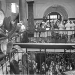 TUA24 Dental nurses from all over the country marched to Parliament in March 1974, to pressure the Government to restore their wage relativity with public health nurses. MPs were heard to comment: “It’s marvellous. They are so neat and tidy.” In any event they won relativity. Nurses are shown in Parliament building<br /><br />KEITH STEWART TUA24