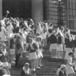 TUA29 Dental nurses from all over the country marched to Parliament in March 1974, to pressure the Government to restore their wage relativity with public health nurses. MPs were heard to comment: “It’s marvellous. They are so neat and tidy.” In any event they won relativity.<br /><br />KEITH STEWART TUA29