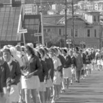 TUA40 Dental nurses from all over the country marched to Parliament in March 1974, to pressure the Government to restore their wage relativity with public health nurses. MPs were heard to comment: “It’s marvellous. They are so neat and tidy.” In any event they won relativity. <br /><br />KEITH STEWART TUA40