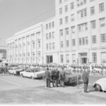 TUA6 Dental nurses from all over the country prepare to march to Parliament in March 1974, to pressure the Government to restore their wage relativity with public health nurses. MPs were heard to comment: “It’s marvellous. They are so neat and tidy.” In any event they won relativity.<br /><br />KEITH STEWART TUA6