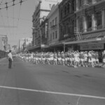 TUA64 Dental nurses from all over the country march to Parliament in March 1974, to pressure the Government to restore their wage relativity with public health nurses. MPs were heard to comment: “It’s marvellous. They are so neat and tidy.” In any event they won relativity.<br /><br />KEITH STEWART TUA64