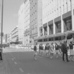 TUA65 Dental nurses from all over the country march to Parliament in March 1974, to pressure the Government to restore their wage relativity with public health nurses. MPs were heard to comment: “It’s marvellous. They are so neat and tidy.” In any event they won relativity.<br /><br />KEITH STEWART