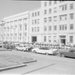 TUA7 Dental nurses from all over the country prepare to march to Parliament in March 1974, to pressure the Government to restore their wage relativity with public health nurses. MPs were heard to comment: “It’s marvellous. They are so neat and tidy.” In any event they won relativity.<br /><br />KEITH STEWART TUA7
