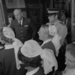 TUA74 Dental nurses from all over the country marched to Parliament in March 1974, to pressure the Government to restore their wage relativity with public health nurses. MPs were heard to comment: “It’s marvellous. They are so neat and tidy.” In any event they won relativity. Nurses try to gain access to Parliment buildings<br /><br />KEITH STEWART TUA74