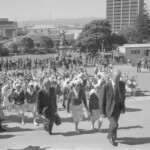 TUA78 Dental nurses from all over the country marched to Parliament in March 1974, to pressure the Government to restore their wage relativity with public health nurses. MPs were heard to comment: “It’s marvellous. They are so neat and tidy.” In any event they won relativity.<br /><br />KEITH STEWART TUA78
