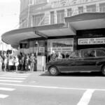 In September 1974 protesters staged a picket when the Shah of Iran and his wife visited New Zealand. They attended a Government reception at the St George Hotel where they were met by Prime Minister Bill Rowling. The protesters held placards supporting opposition to the Shah and decrying political repression and torture in Iran. ISIRAN11
