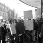 In September 1974 protesters staged a picket when the Shah of Iran and his wife visited New Zealand. They attended a Government reception at the St George Hotel where they were met by Prime Minister Bill Rowling. The protesters held placards supporting opposition to the Shah and decrying political repression and torture in Iran. ISIRAN14