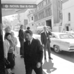 In September 1974 protesters staged a picket when the Shah of Iran and his wife visited New Zealand. They attended a Government reception at the St George Hotel where they were met by Prime Minister Bill Rowling. The protesters held placards supporting opposition to the Shah and decrying political repression and torture in Iran. ISIRAN2