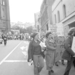 Kindergarten trainee teachers march to Parliament in Wellington in April 1974 . They were a part of a nationwide protest of over 1000 students against the low level of their salaries compared to primary school trainee teacher salaries and the unemployment benefit.<br /><br />KEITH STEWART TUAEC20