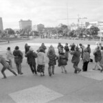 Kindergarten trainee teachers march to Parliament in Wellington in April 1974 . They were a part of a nationwide protest of over 1000 students against the low level of their salaries compared to primary school trainee teacher salaries and the unemployment benefit.<br /><br />KEITH STEWART TUAEC24