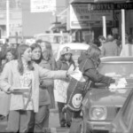 Kindergarten trainee teachers march to Parliament in Wellington in April 1974 . They were a part of a nationwide protest of over 1000 students against the low level of their salaries compared to primary school trainee teacher salaries and the unemployment benefit.<br /><br />KEITH STEWART TUAEC40