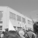 Photo from a demonstration against a new proposed law increasing the powers of the Security Intelligence Service. Wellington New Zealand.