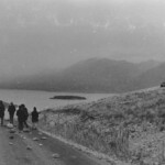 300 demonstrators, mostly young and students gathered from all over New Zealand at the Post Office in Timaru, on the East Coast of the South Island, They marched from there along the waterfront to Caroline Bay, a distance of about one mile.
From Caroline Bay the demonstrators moved out of town to Washdyke, about 3 miles to the north the site of the logistic end supply base for the Mt. John installation.