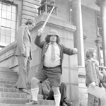 Demo by Student Teacher Trainees by marching to Parliament in 1975