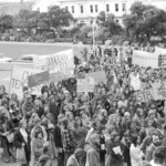 Demo by Student Teacher Trainees by marching to Parliament in 1975
