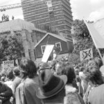 In 1977 there was a very large demonstration against a Bill that would enlarge the SIS powers. There was a march to Parliament and then to the SIS headquarters in Taranaki St
