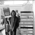 Students took to the footpaths on March 21st 1974 in Wellington to remind citizens of the anniversary day of the Sharpville Massacre in South Africa in 1960.
