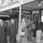 In Wellington workers stop work and march to the Employers Federation office protesting about the use of injunctions preventing workers withdrawing there labour. The march was also in solidarity with Bill Andersen imprisoned for defying a Supreme Court injunction.