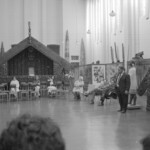 Sept 1974 Maori Language week at Victoria University came to an end with a hui in the Maori room at the Dominion Museum. A number of Kaumatua, youth and representativies from various Wellington Maori organisations met to discuss the importance of the Maori Language.