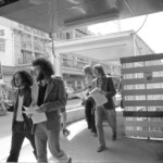 Students took to the footpaths on March 21st 1974 in Wellington to remind citizens of the anniversary day of the Sharpville Massacre in South Africa in 1960.