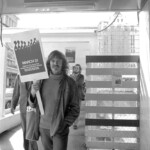 Students took to the footpaths on March 21st 1974 in Wellington to remind citizens of the anniversary day of the Sharpville Massacre in South Africa in 1960.