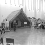 Sept 1974 Maori Language week at Victoria University came to an end with a hui in the Maori room at the Dominion Museum. A number of Kaumatua, youth and representativies from various Wellington Maori organisations met to discuss the importance of the Maori Language.
