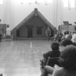 Sept 1974 Maori Language week at Victoria University came to an end with a hui in the Maori room at the Dominion Museum. A number of Kaumatua, youth and representativies from various Wellington Maori organisations met to discuss the importance of the Maori Language.