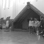Sept 1974 Maori Language week at Victoria University came to an end with a hui in the Maori room at the Dominion Museum. A number of Kaumatua, youth and representativies from various Wellington Maori organisations met to discuss the importance of the Maori Language.