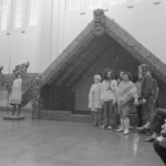Sept 1974 Maori Language week at Victoria University came to an end with a hui in the Maori room at the Dominion Museum. A number of Kaumatua, youth and representativies from various Wellington Maori organisations met to discuss the importance of the Maori Language.