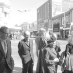 Students took to the footpaths on March 21st 1974 in Wellington to remind citizens of the anniversary day of the Sharpville Massacre in South Africa in 1960.