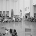 Sept 1974 Maori Language week at Victoria University came to an end with a hui in the Maori room at the Dominion Museum. A number of Kaumatua, youth and representativies from various Wellington Maori organisations met to discuss the importance of the Maori Language.