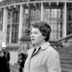 Pro-choice protestors gather at Parliament at different times in 1974 to protest against abortion laws and to support the Auckland Clinc right to carry out abortions.