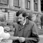 Pro-choice protestors gather at Parliament at different times in 1974 to protest against abortion laws and to support the Auckland Clinc right to carry out abortions.