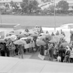 Pro-choice protestors gather at Parliament at different times in 1974 to protest against abortion laws and to support the Auckland Clinc right to carry out abortions.