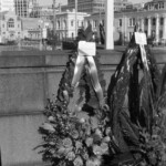 On Anzac Day in 1973 there was wreath laying by a number of countries at the Wellington Cenotaph. After the main ceremony a wreath was laid at the Wellington Cenotaph on behalf of the Victoria University Students Association.