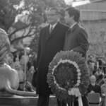 On Anzac Day in 1973 there was wreath laying by a number of countries at the Wellington Cenotaph. After the main ceremony a wreath was laid at the Wellington Cenotaph on behalf of the Victoria University Students Association.
