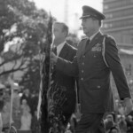 On Anzac Day in 1973 there was wreath laying by a number of countries at the Wellington Cenotaph. After the main ceremony a wreath was laid at the Wellington Cenotaph on behalf of the Victoria University Students Association.