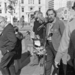 On Anzac Day in 1973 there was wreath laying by a number of countries at the Wellington Cenotaph. After the main ceremony a wreath was laid at the Wellington Cenotaph on behalf of the Victoria University Students Association. Peter Wilson with wreath