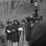 On Anzac Day in 1973 there was wreath laying by a number of countries at the Wellington Cenotaph. After the main ceremony a wreath was laid at the Wellington Cenotaph on behalf of the Victoria University Students Association.