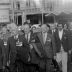 On Anzac Day in 1973 there was wreath laying by a number of countries at the Wellington Cenotaph. After the main ceremony a wreath was laid at the Wellington Cenotaph on behalf of the Victoria University Students Association.