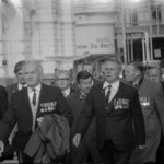 On Anzac Day in 1973 there was wreath laying by a number of countries at the Wellington Cenotaph. After the main ceremony a wreath was laid at the Wellington Cenotaph on behalf of the Victoria University Students Association.
