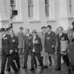 On Anzac Day in 1973 there was wreath laying by a number of countries at the Wellington Cenotaph. After the main ceremony a wreath was laid at the Wellington Cenotaph on behalf of the Victoria University Students Association.