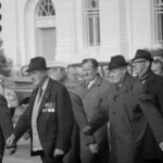 On Anzac Day in 1973 there was wreath laying by a number of countries at the Wellington Cenotaph. After the main ceremony a wreath was laid at the Wellington Cenotaph on behalf of the Victoria University Students Association.