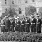 On Anzac Day in 1973 there was wreath laying by a number of countries at the Wellington Cenotaph. After the main ceremony a wreath was laid at the Wellington Cenotaph on behalf of the Victoria University Students Association.